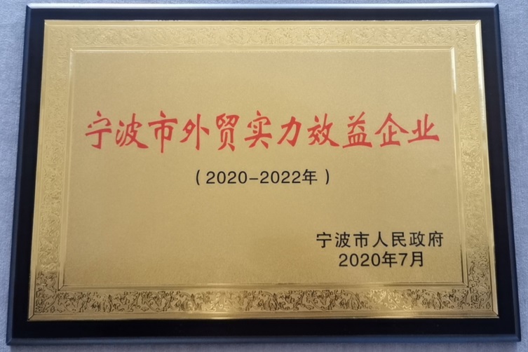 甯波市外貿實力效益企業